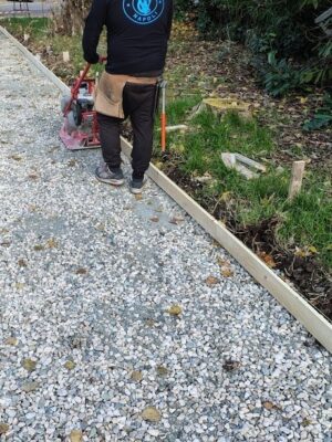 Percorso pedonale nel parco di Rimini